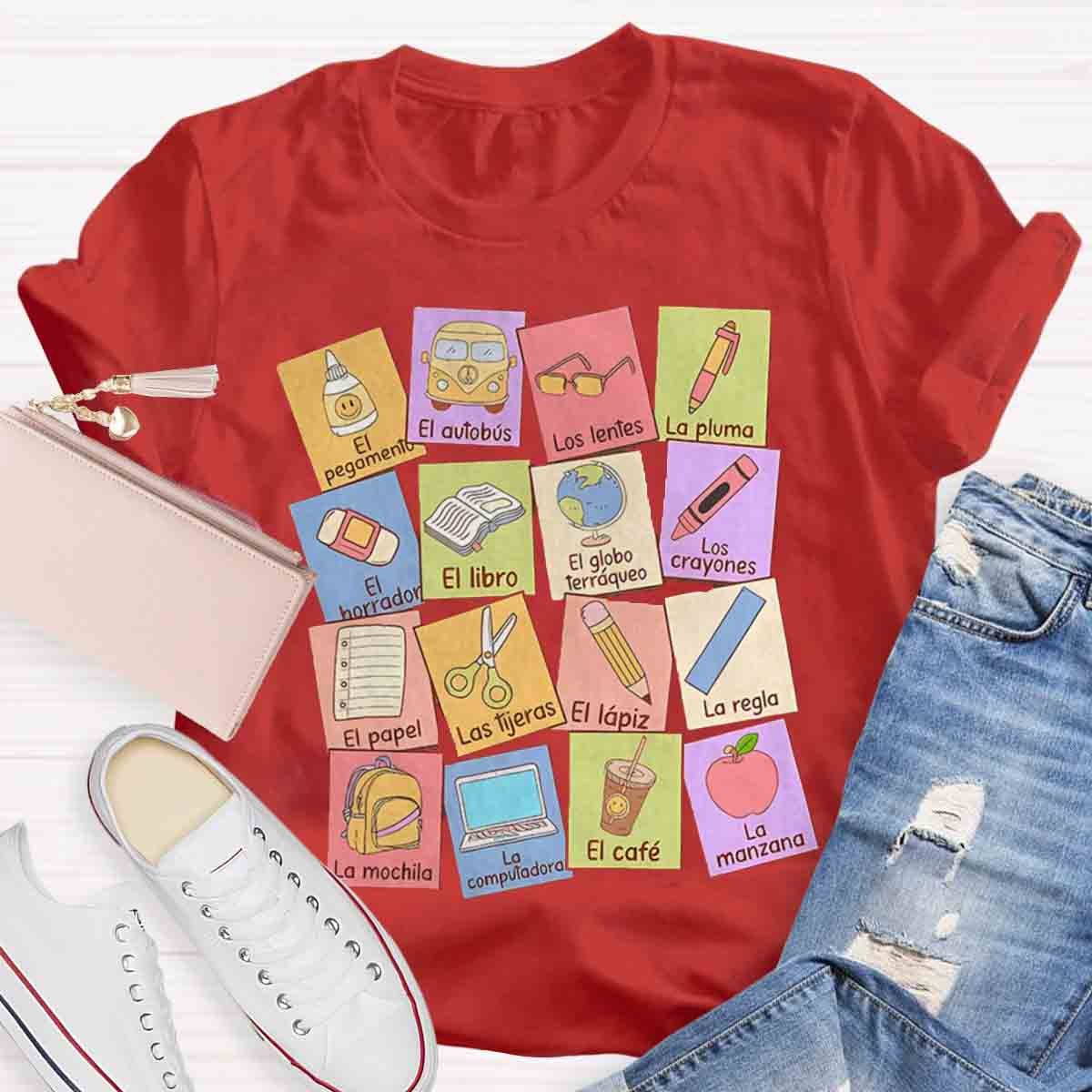 Cute Spanish Teach Spanish Teacher T-Shirt