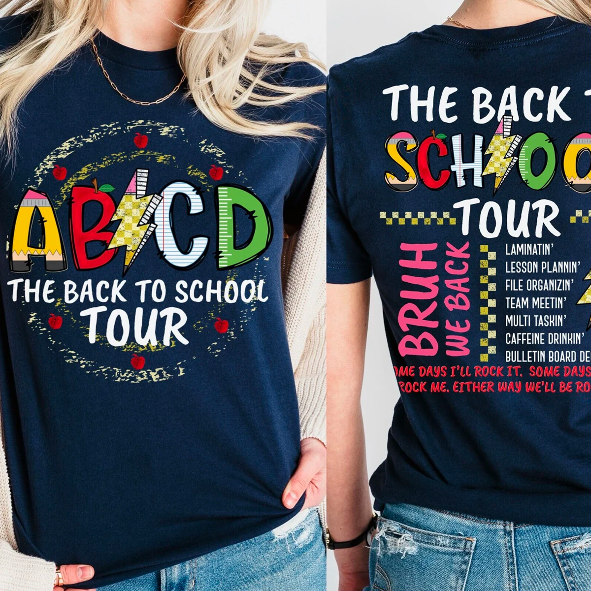 ABCD Back to School Shirt Teacher T-Shirt