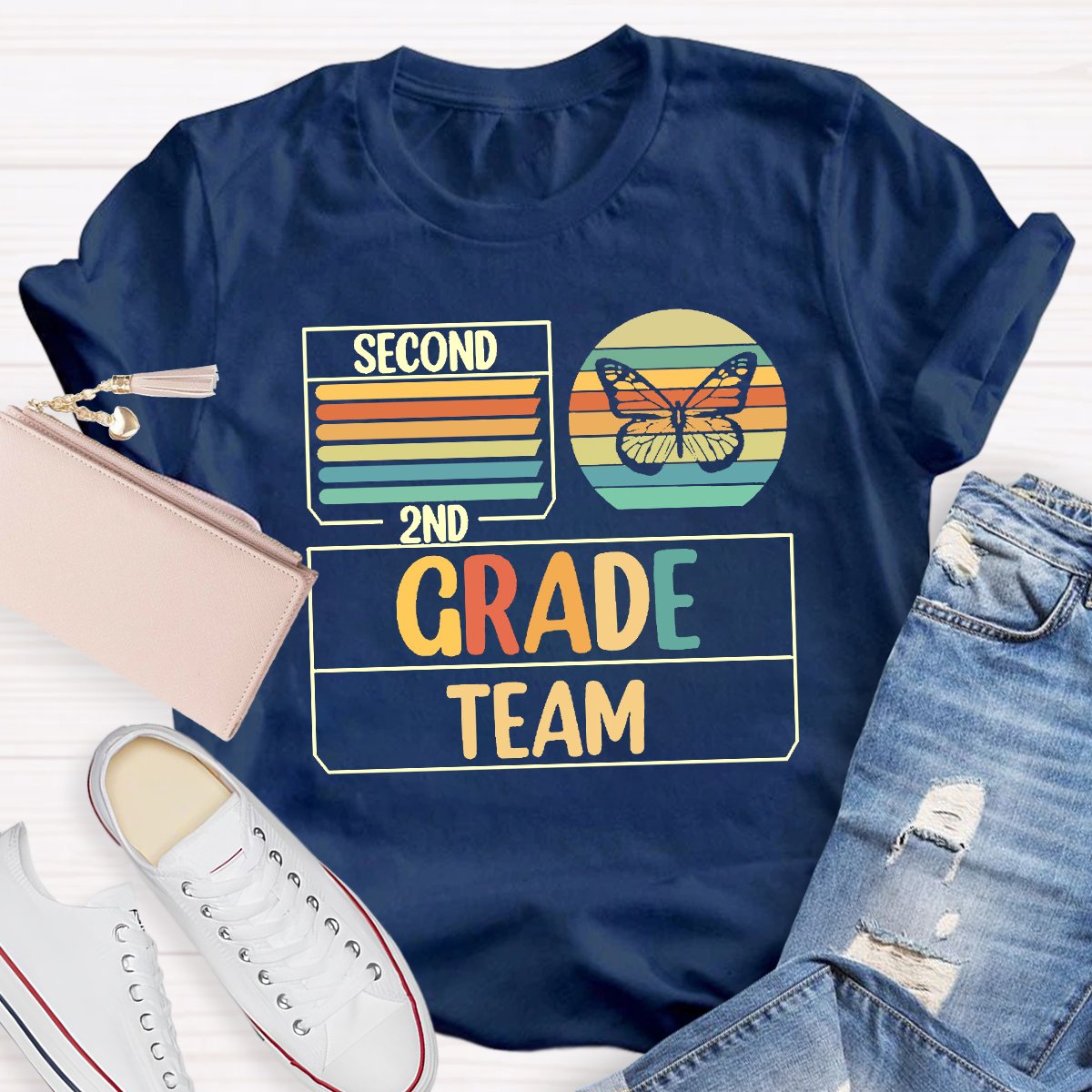 Second 2nd Grade Team Teacher Shirt