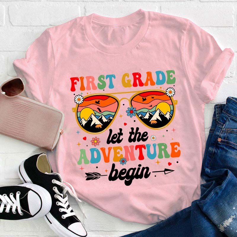 Personalized Let The Adventure Begin Teacher T-Shirt