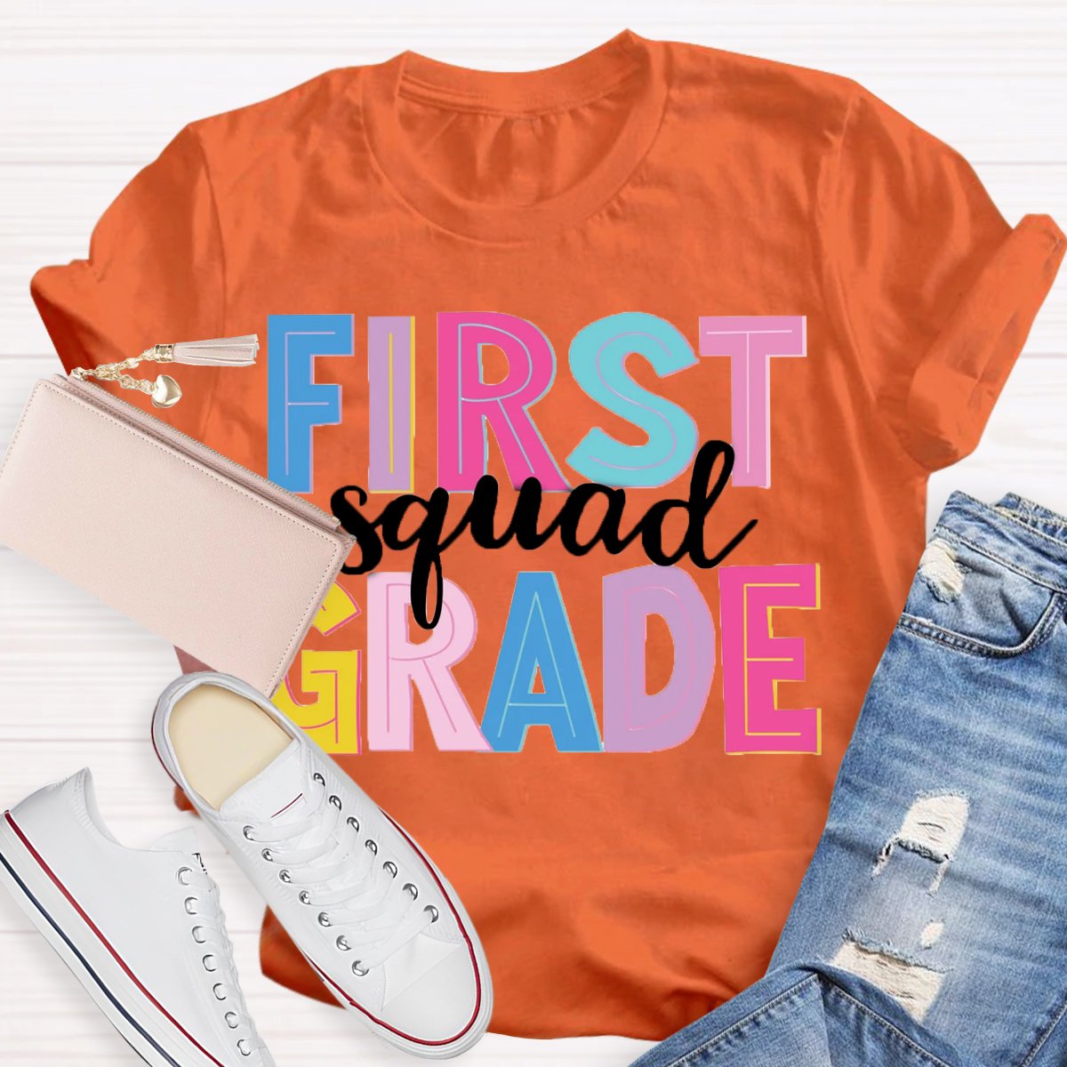 Personalized Grade Squad Teachers T-Shirt