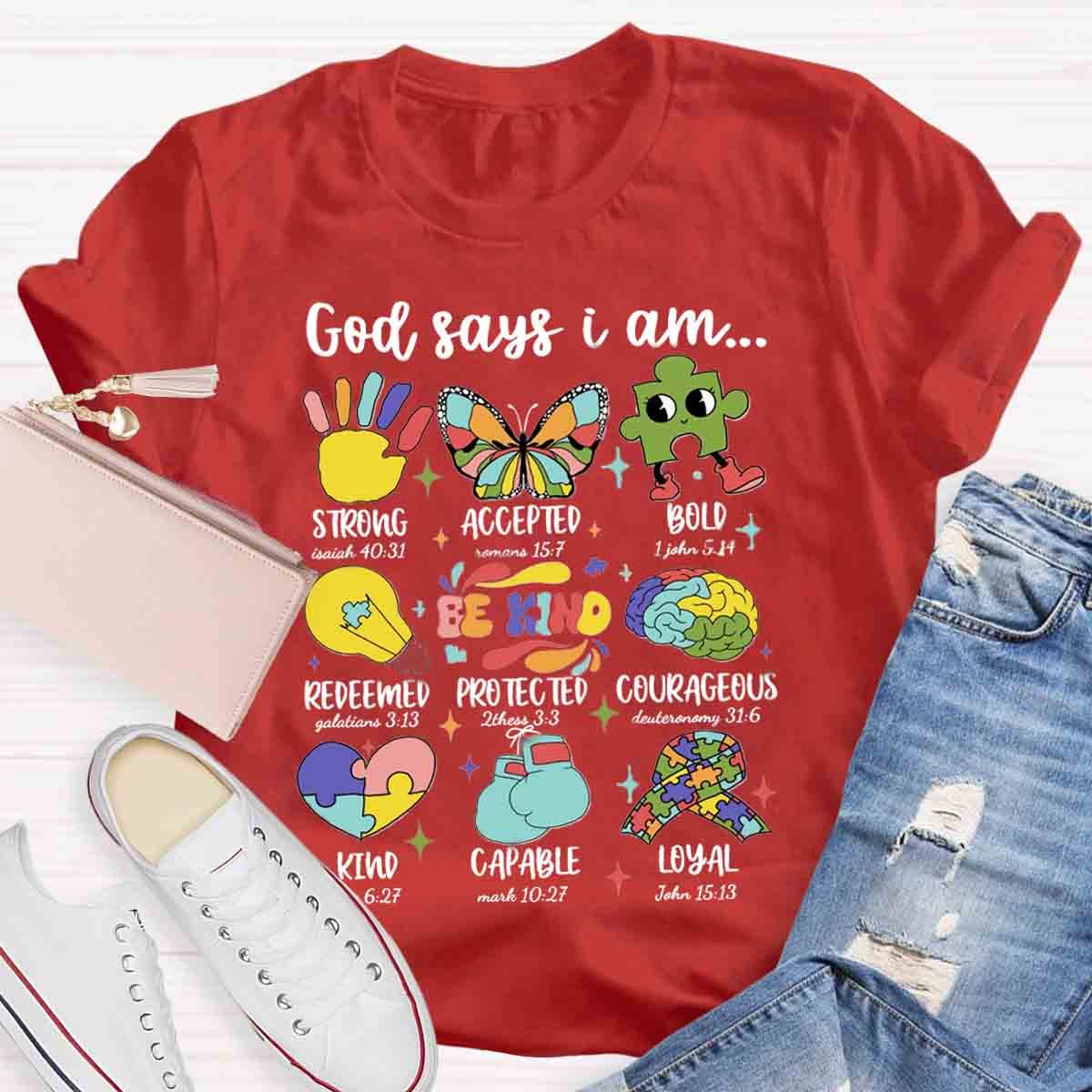 God Says I am a Teacher Shirt