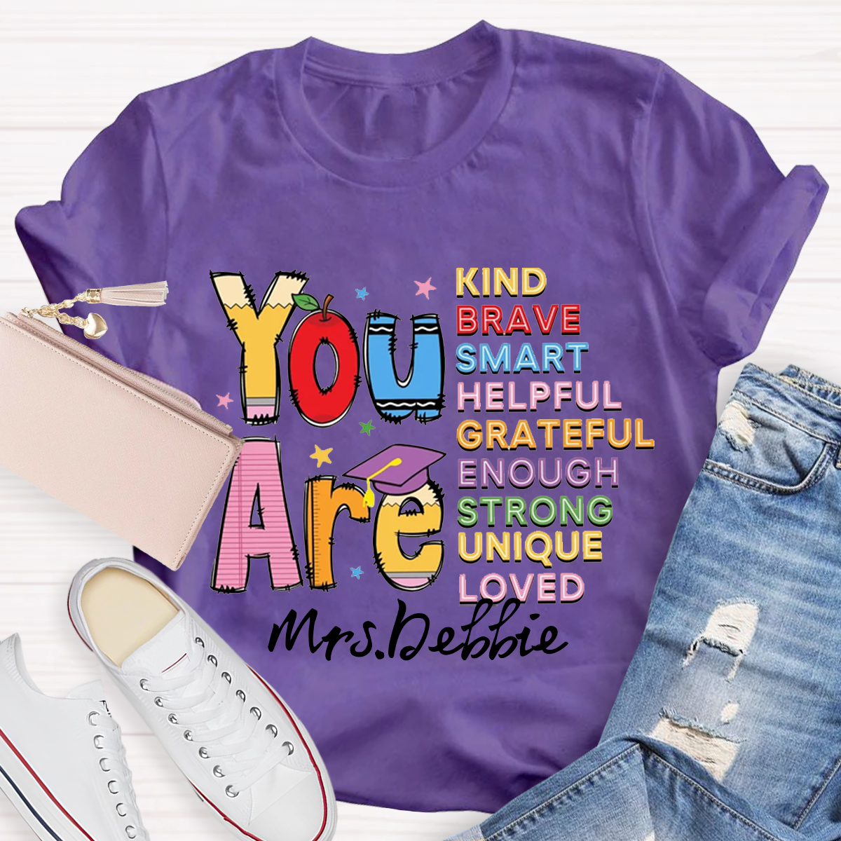 Personalized Name You Are  Brave Casual T-Shirt