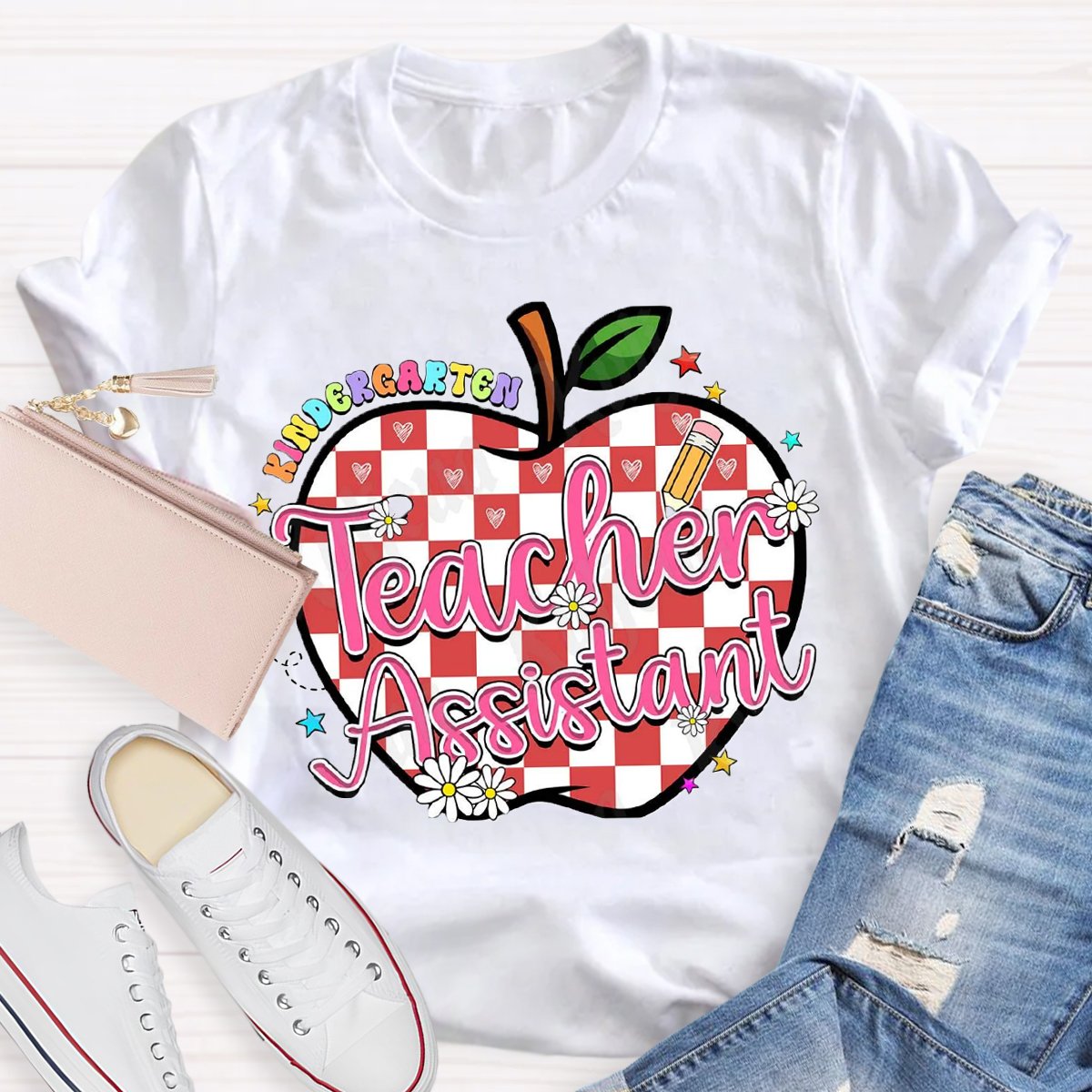 Personalized Grade Teacher Assistant Back To School T-Shirt