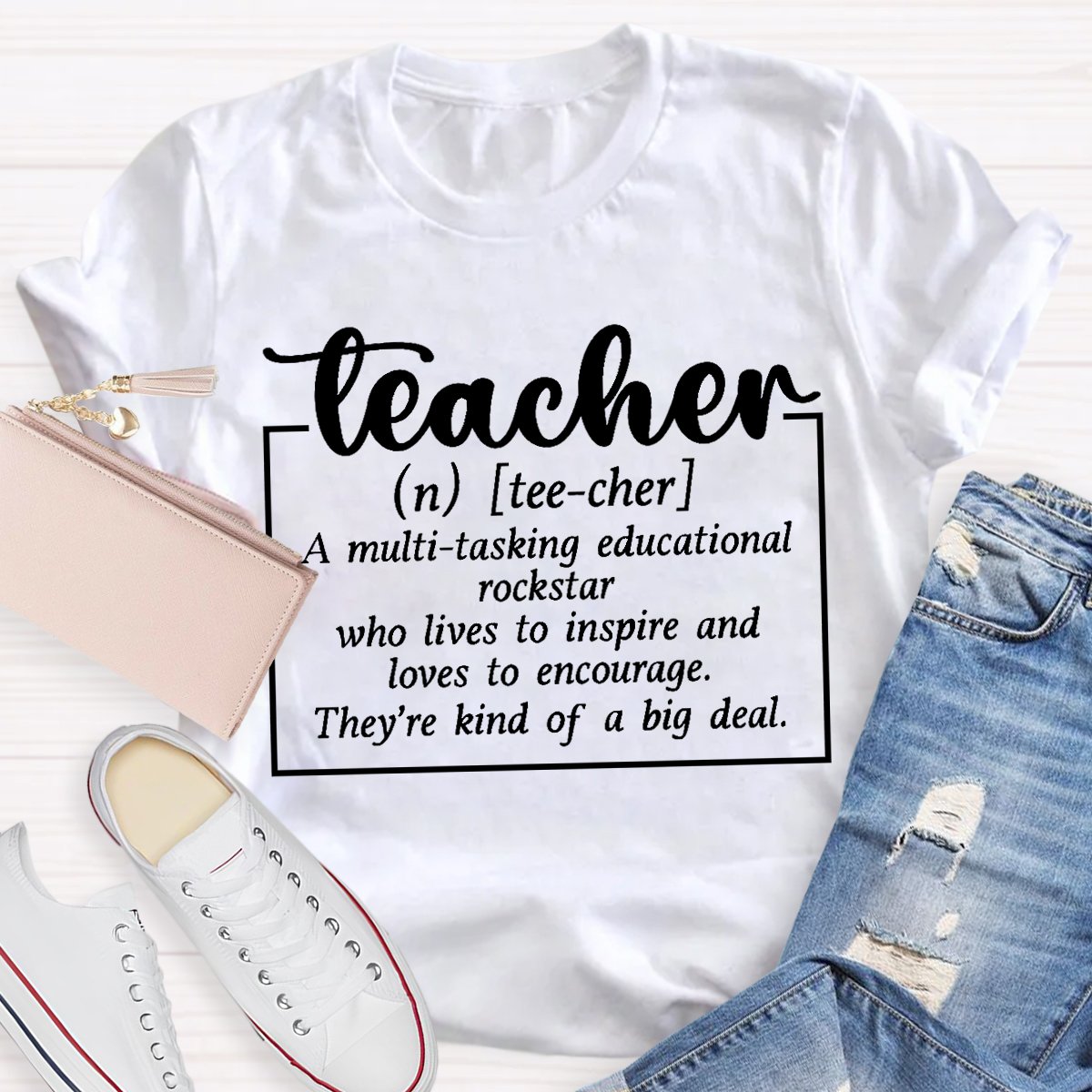 Educational Rockstar Big Deal Journal Teacher T-Shirt