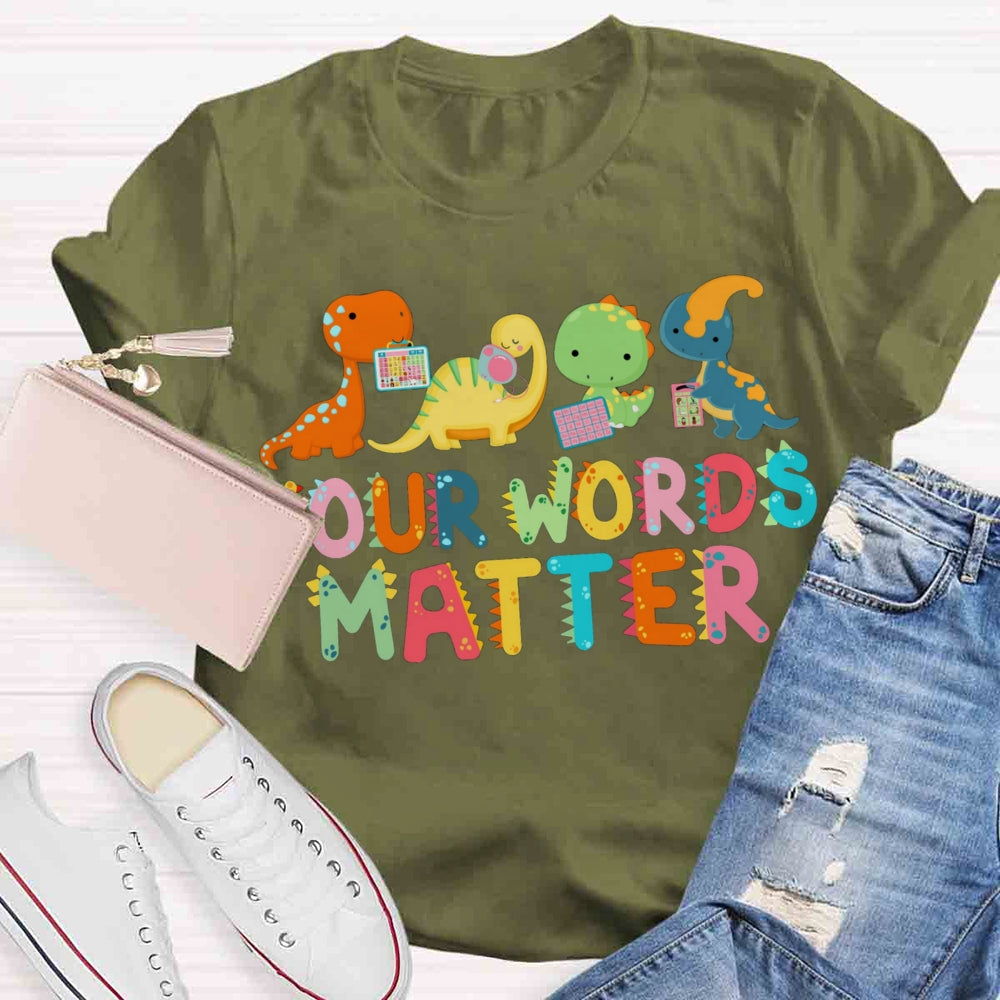 Your World Matters Dinosaur T-shirt