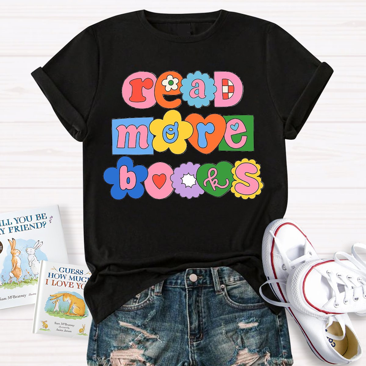 Read More Books Cute Bookish Shirt