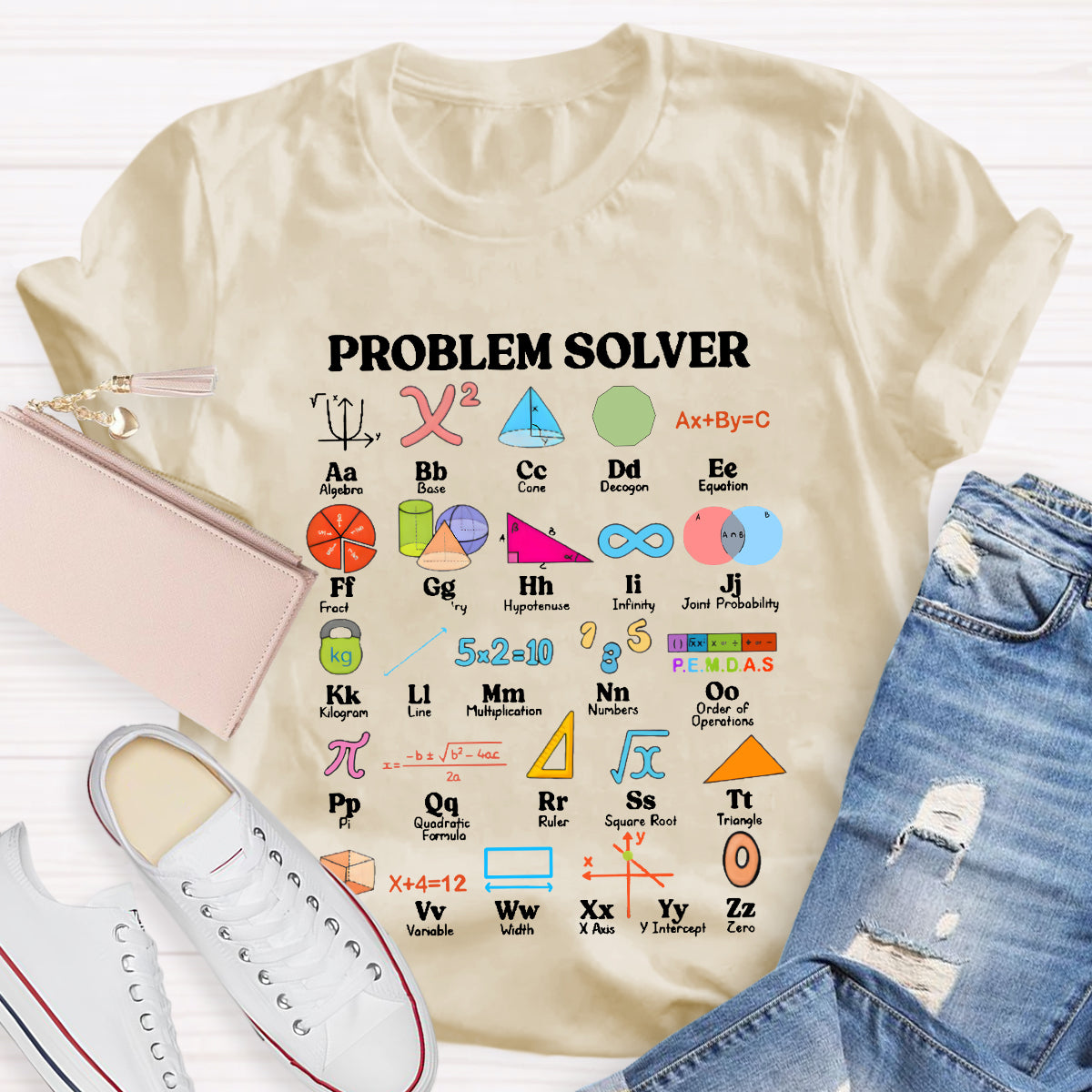Problem Solver Math Teacher T-shirt