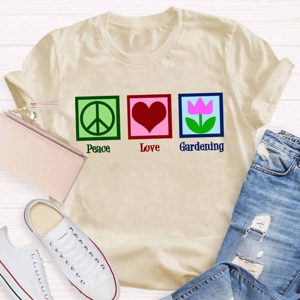 Peace Love Gardening T-Shirt