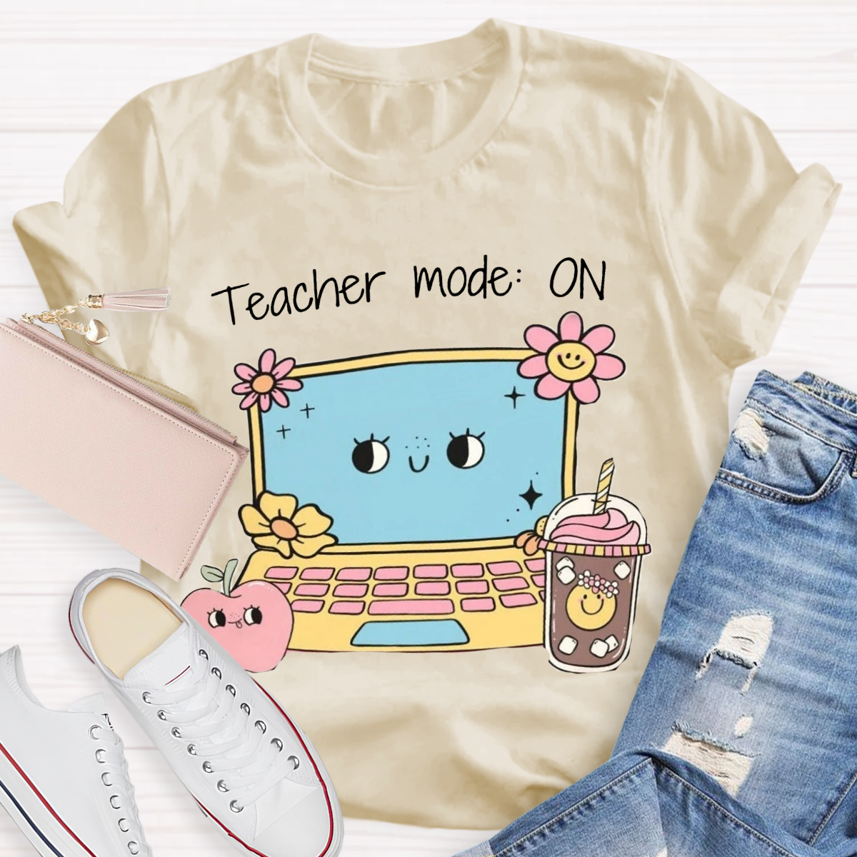 Teacher Mode On Computer Coffee T-Shirt