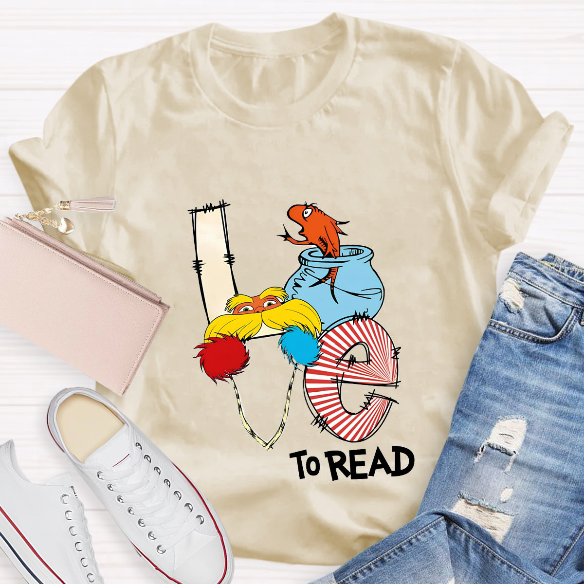 Love To Read Teacher T-Shirt