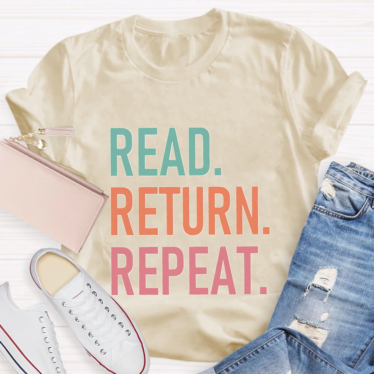 Read Return Repeat Library Book T-Shirt