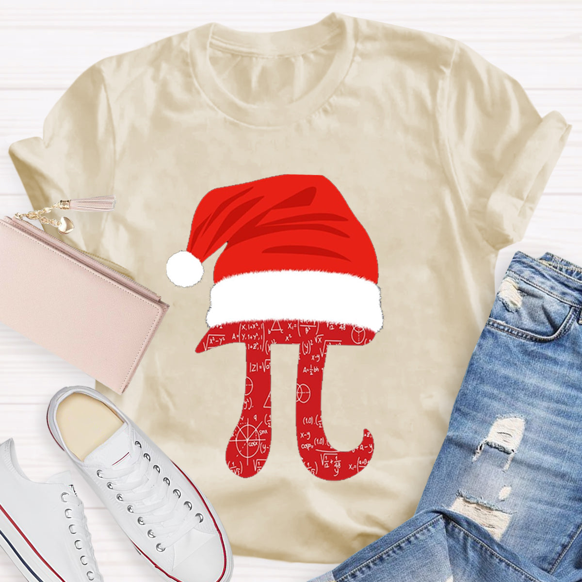 Math Teacher Christmas T-Shirt