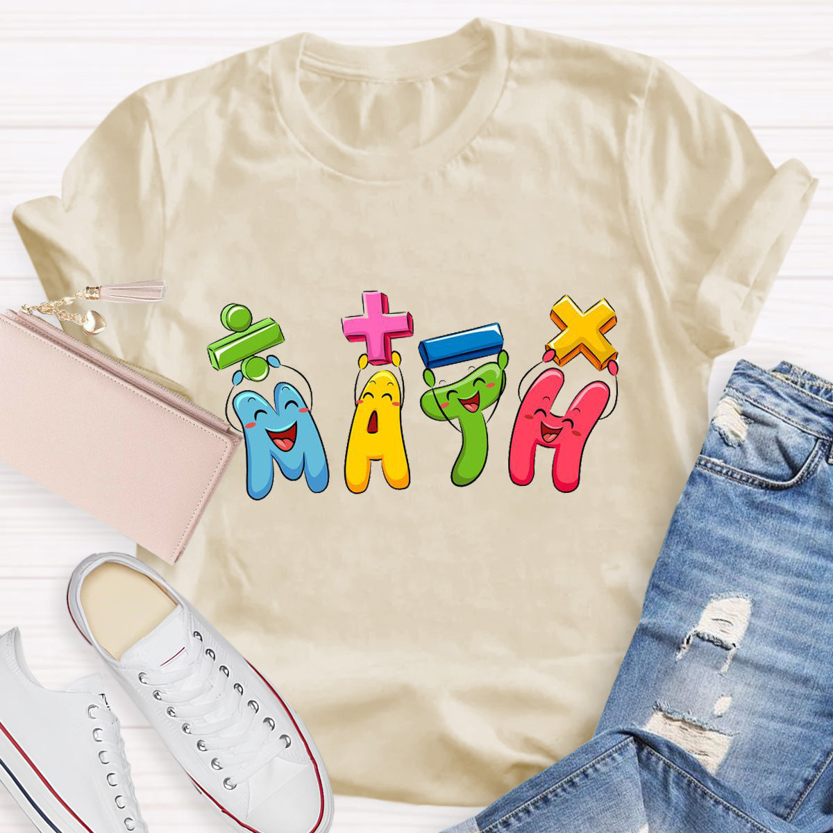 Funny Math Symbols Math Day T-Shirt