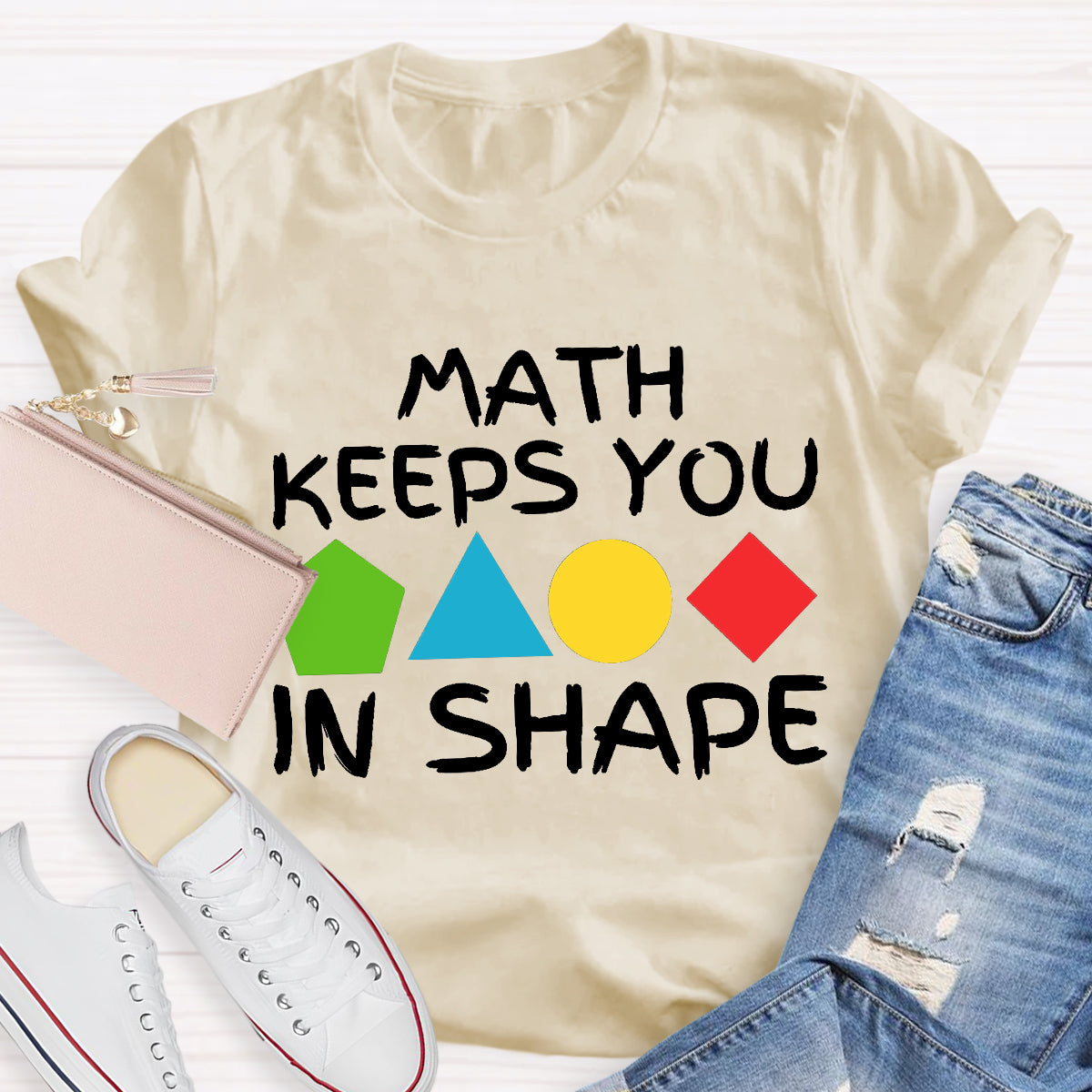 Math Keeps You In Shape T-Shirt