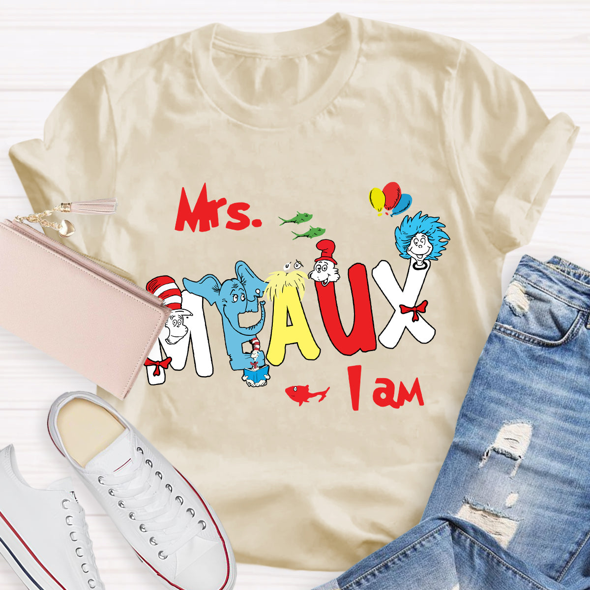 Personalized Name I Am Teacher T-Shirt