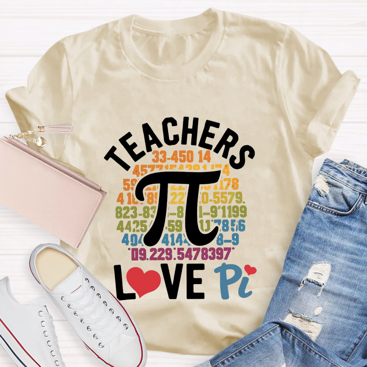 Teachers Love Pi Day T-Shirt