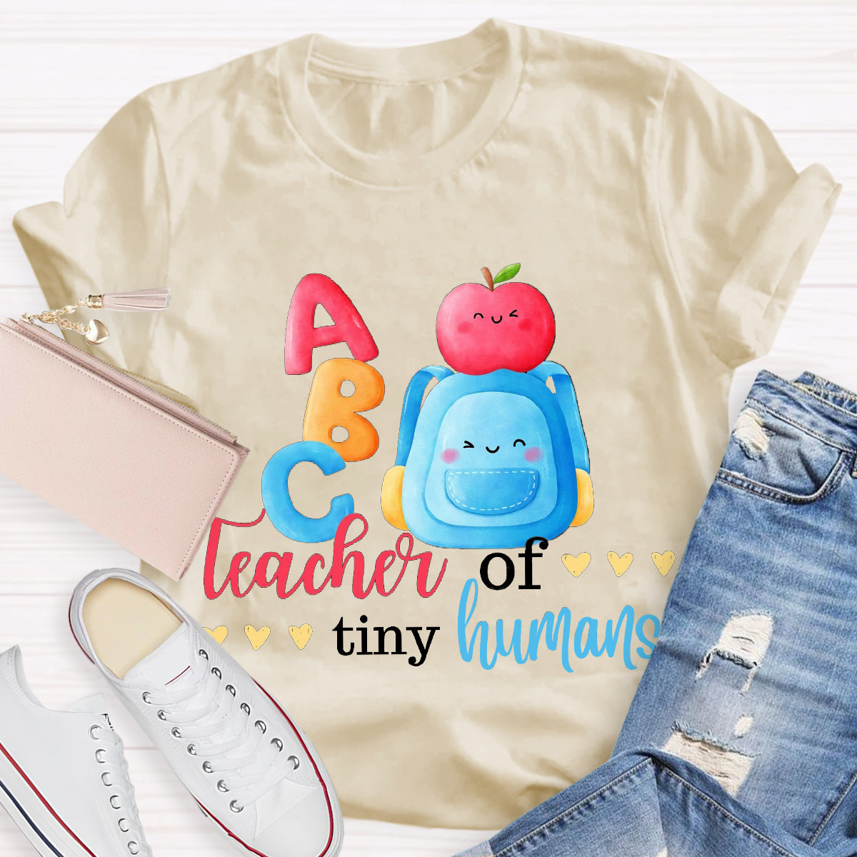 ABC Teacher Of Tiny Humans T-Shirt