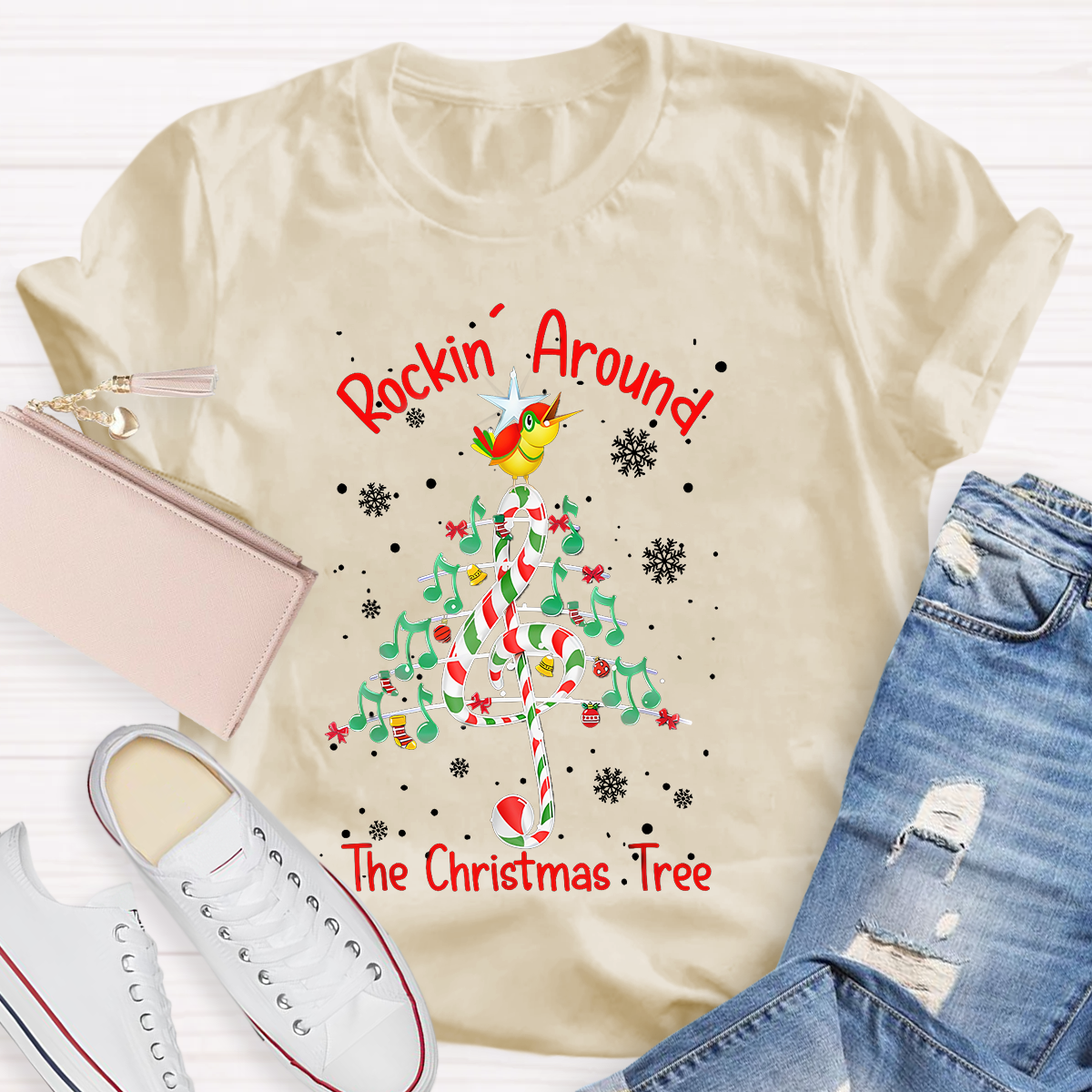 Rocking Around The Christmas Tree T-Shirt