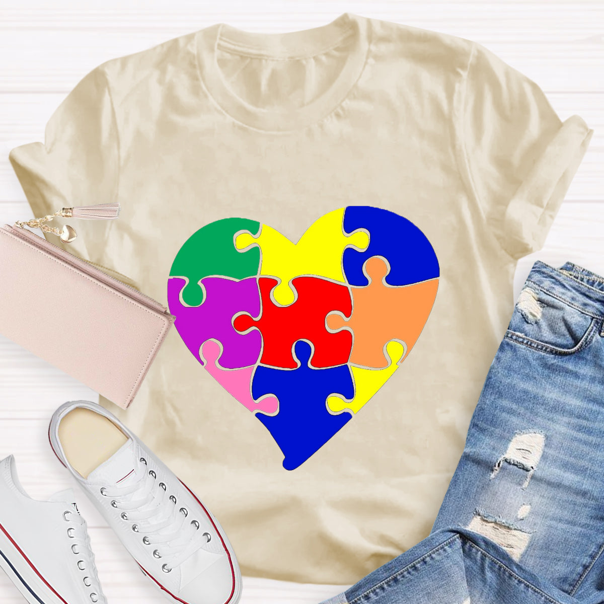 Puzzle Heart Special Education T-Shirt