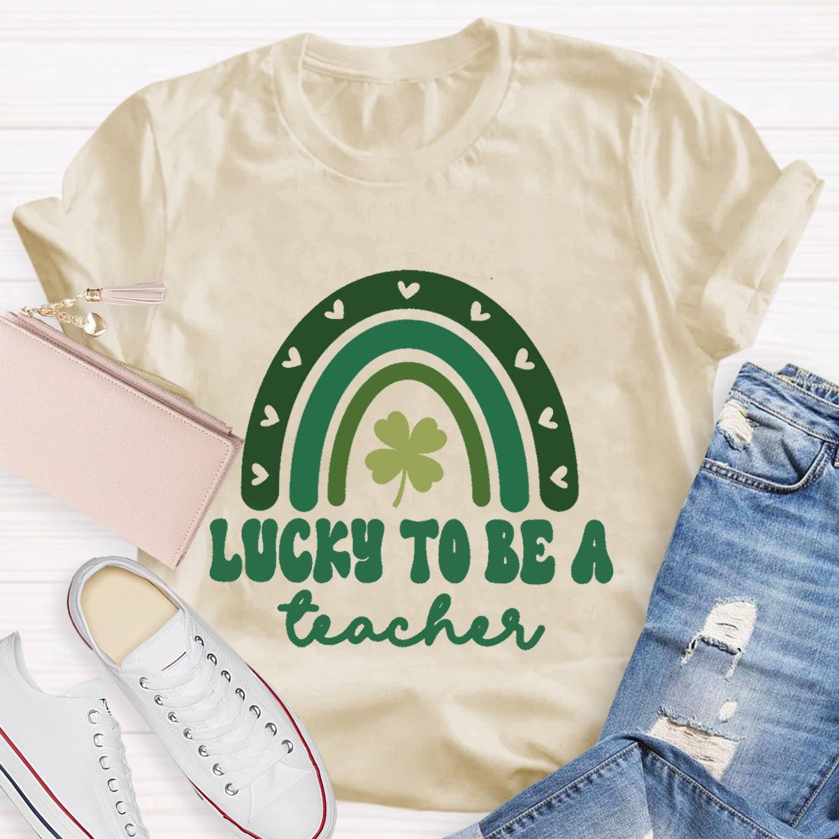 Lucky To Be A Teacher T-Shirt