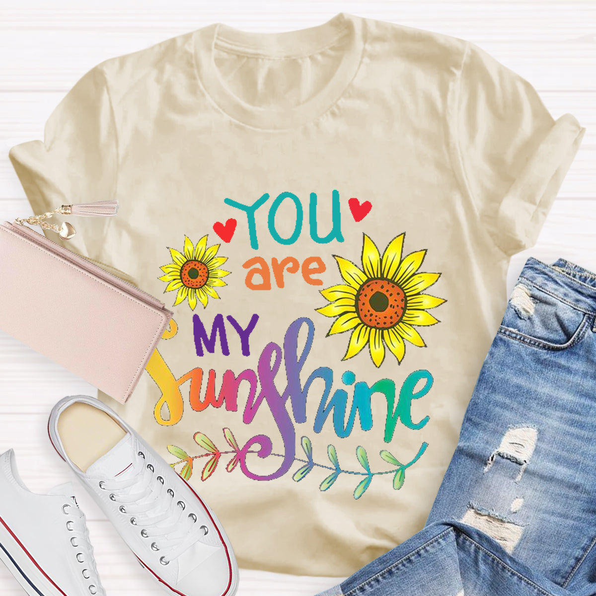 You Are My Sunshine Sunflower T-Shirt