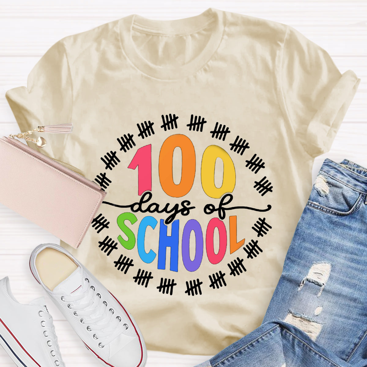 Happy 100 Days of School T-Shirt