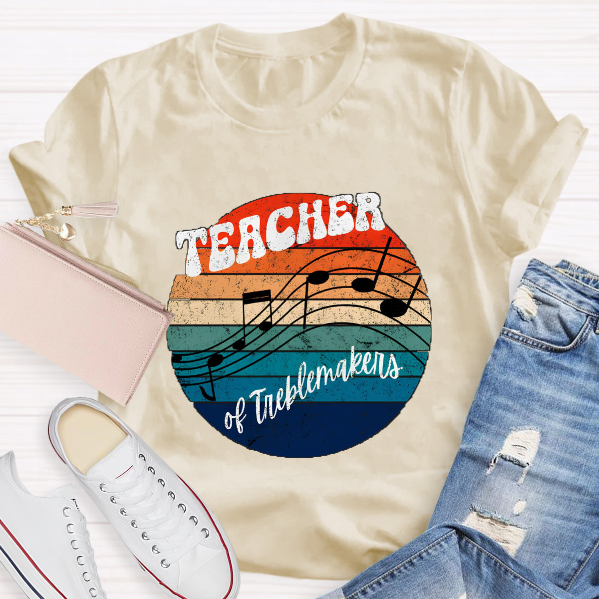 Teacher Black Note Teacher T-Shirt