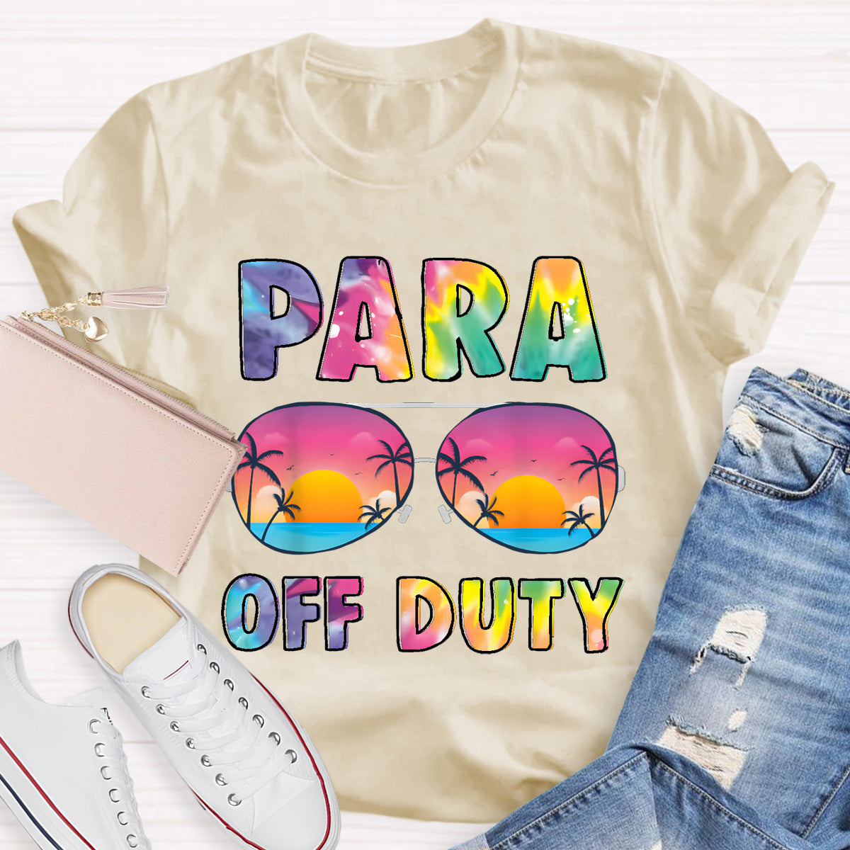 Para Off  Duty Teacher T-Shirt