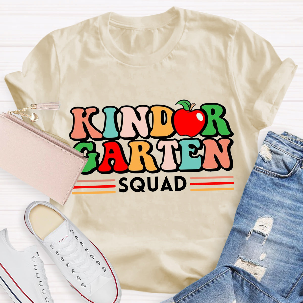 Personalized Grade Teacher Squad  T-Shirt