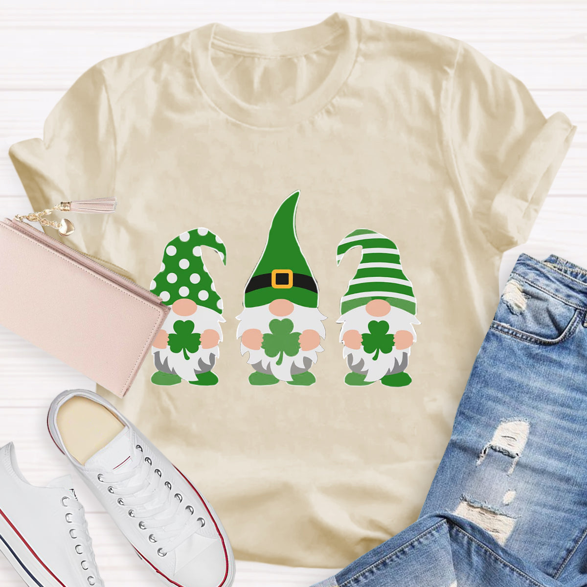 St Patricks' Day Gnome  T-Shirt