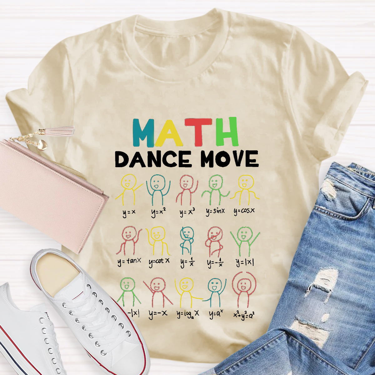 Math Dance Move Teacher T-Shirt