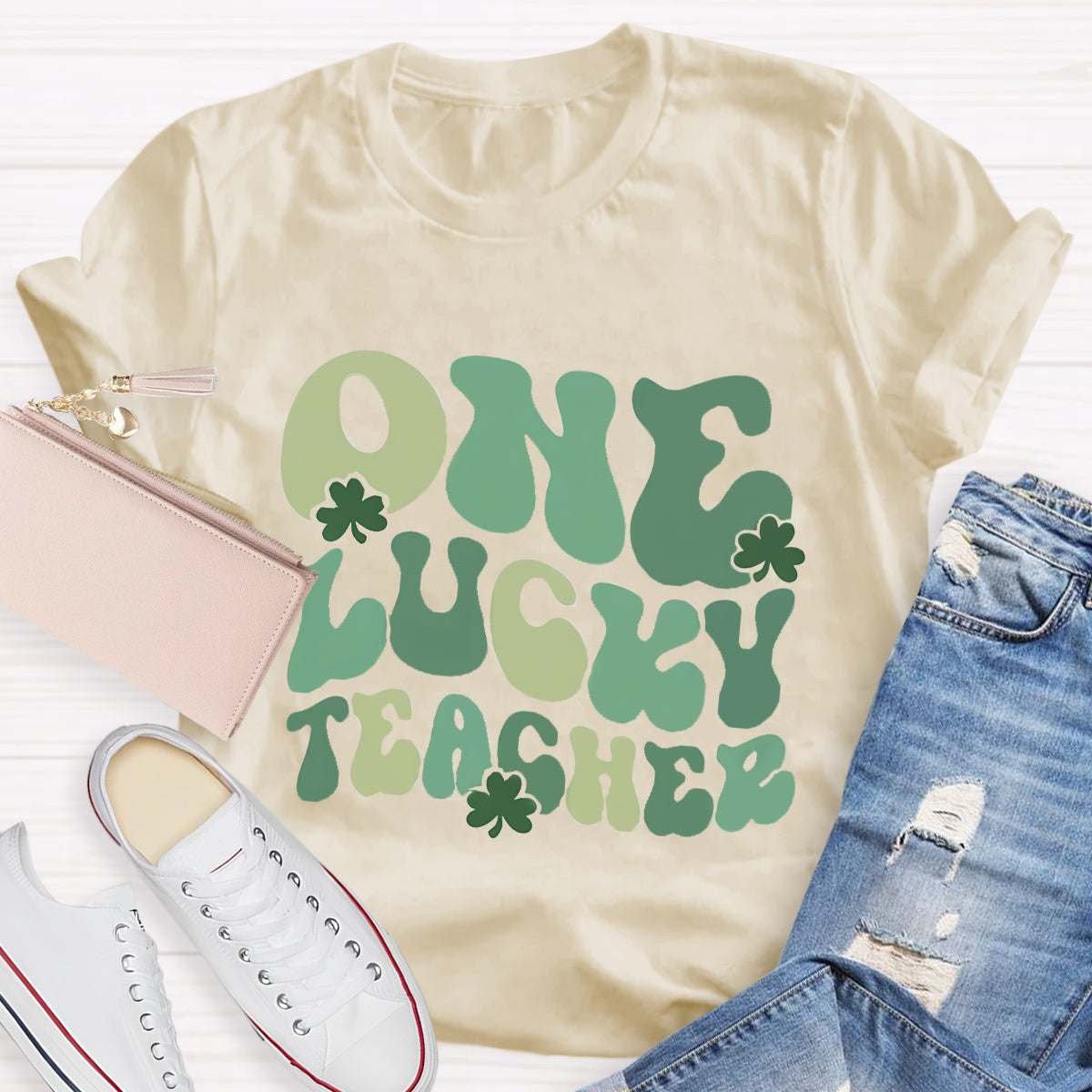 One Lucky Teacher T-Shirt