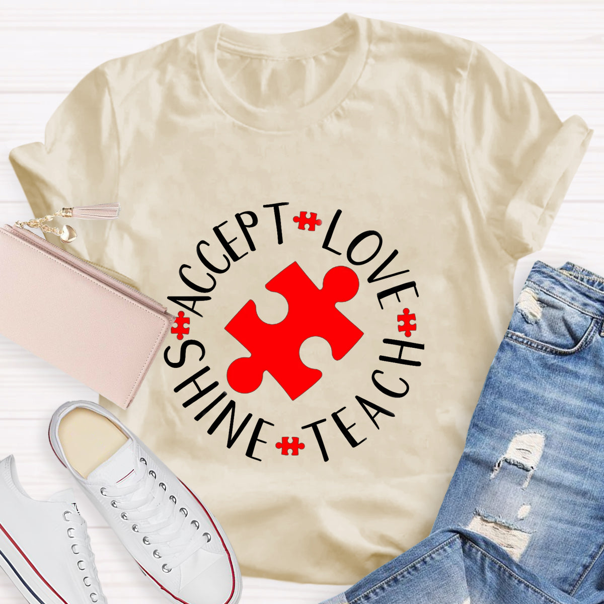 Accept Love Teach Shine T-Shirt