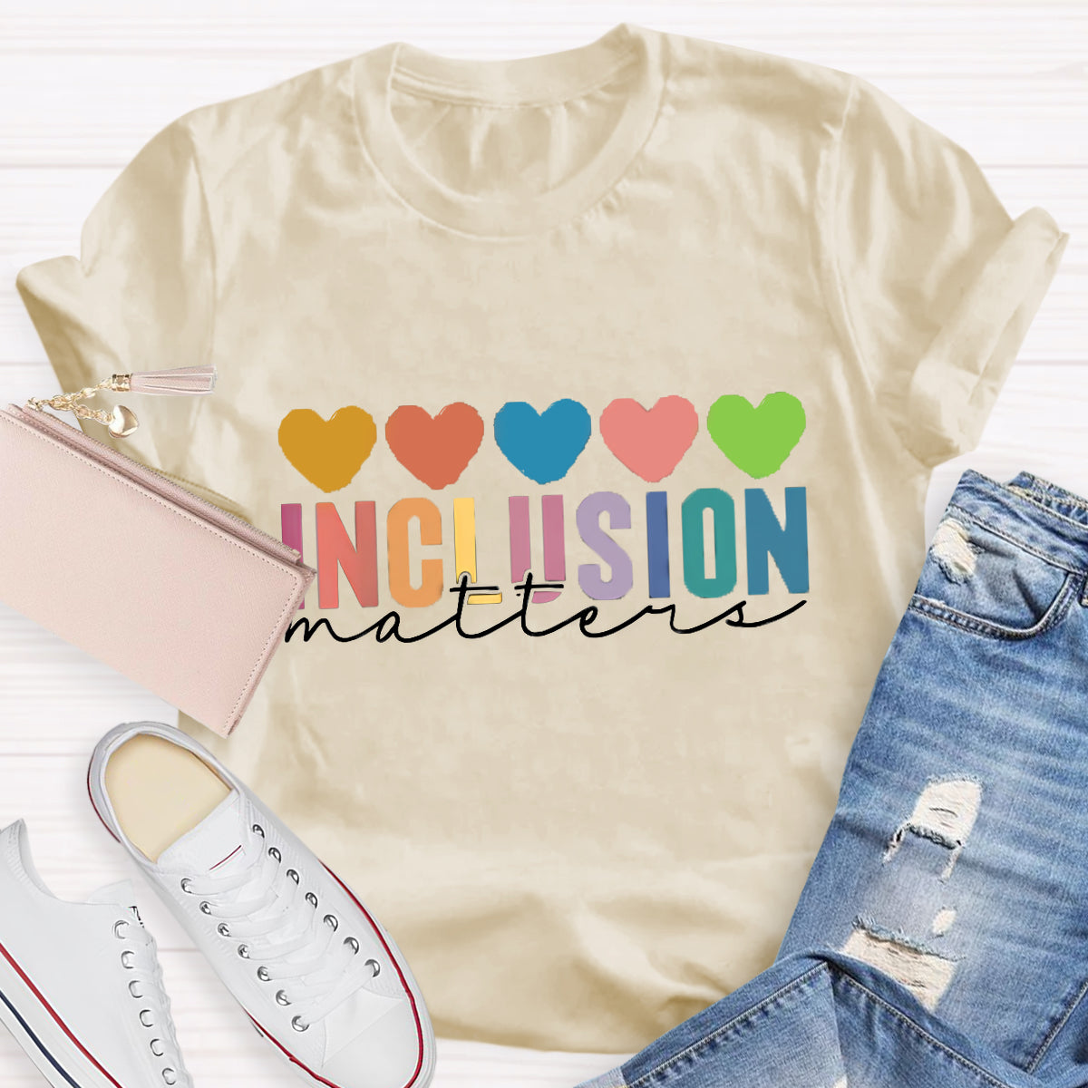 Inclusion Matter Heart T-Shirt