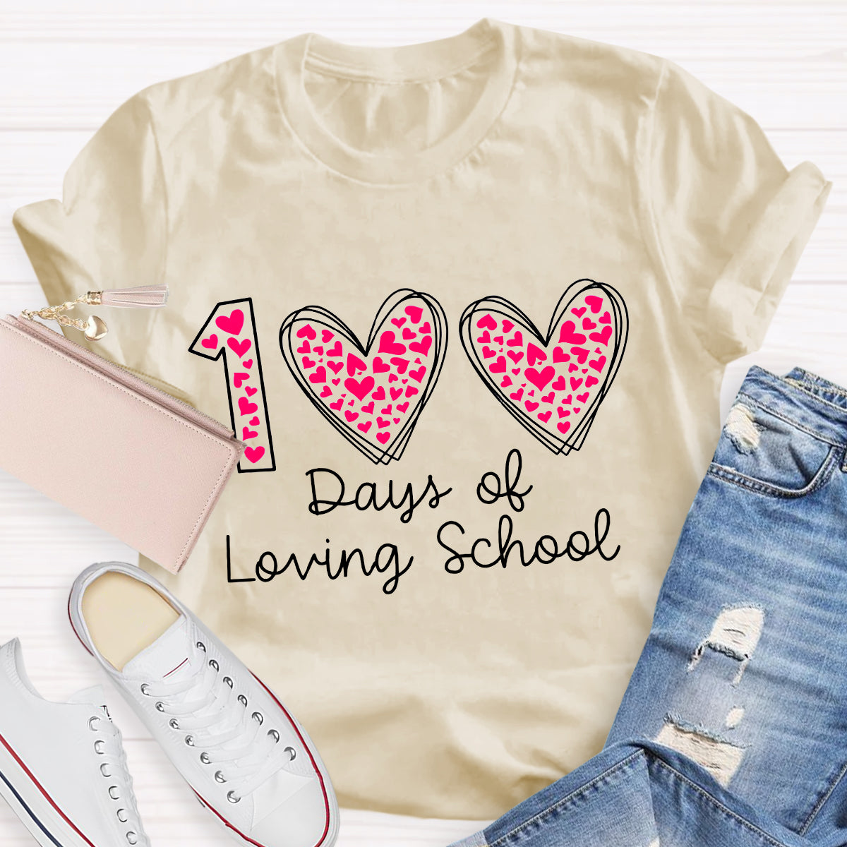 100 Days Of Loving School Teacher T-Shirt