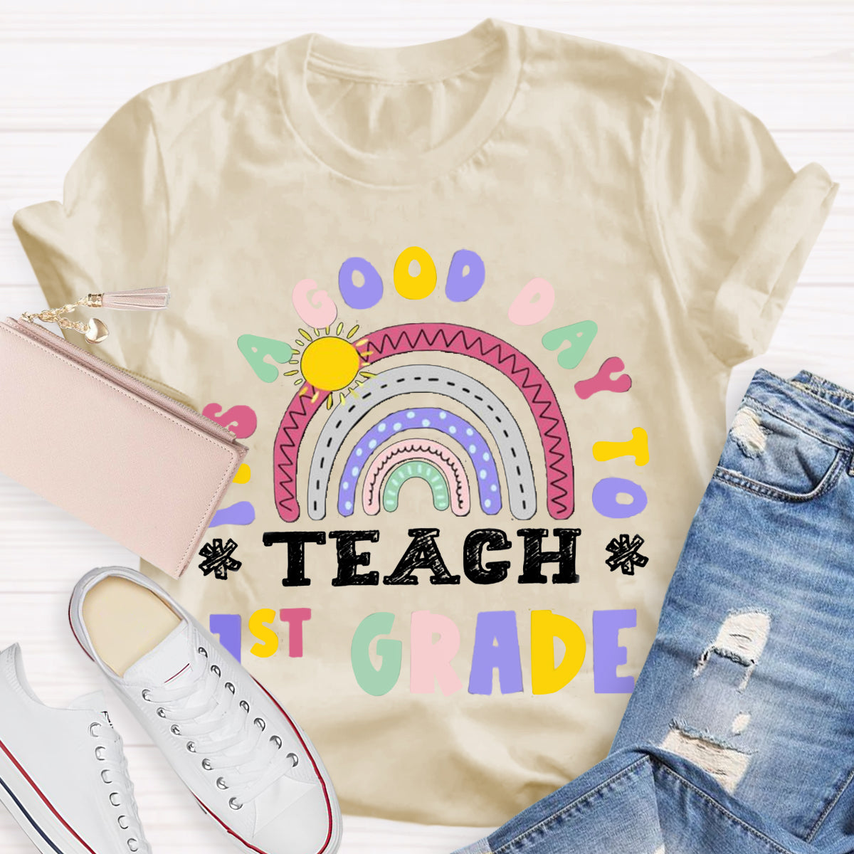 Personalized Grade It's A Good Day To Teach 1st Grade T-Shirt