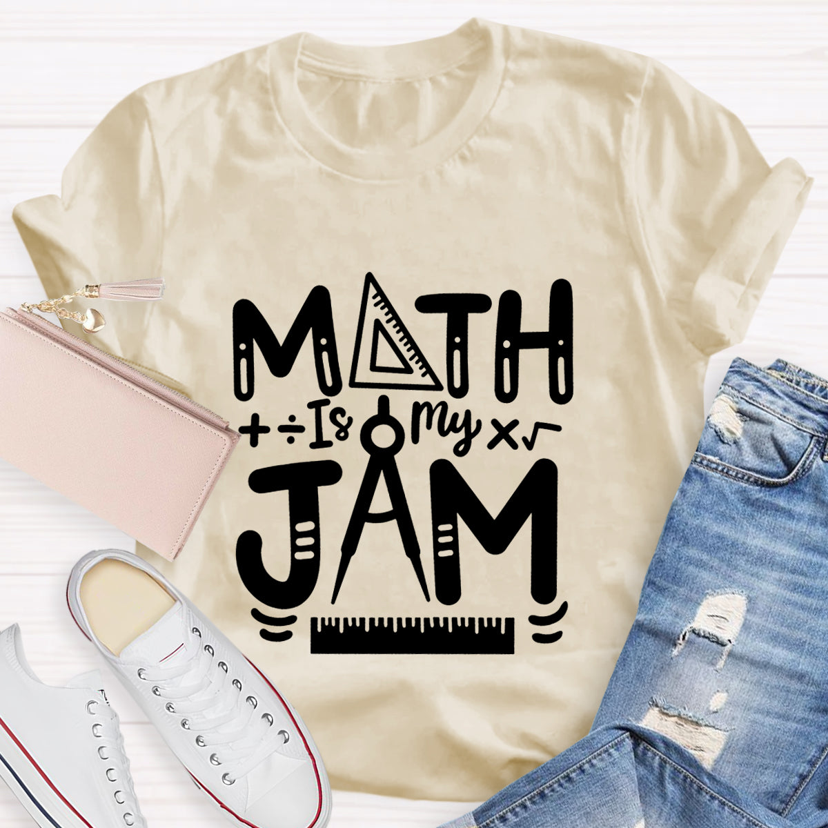 Math Is My Jam Teacher T-Shirt