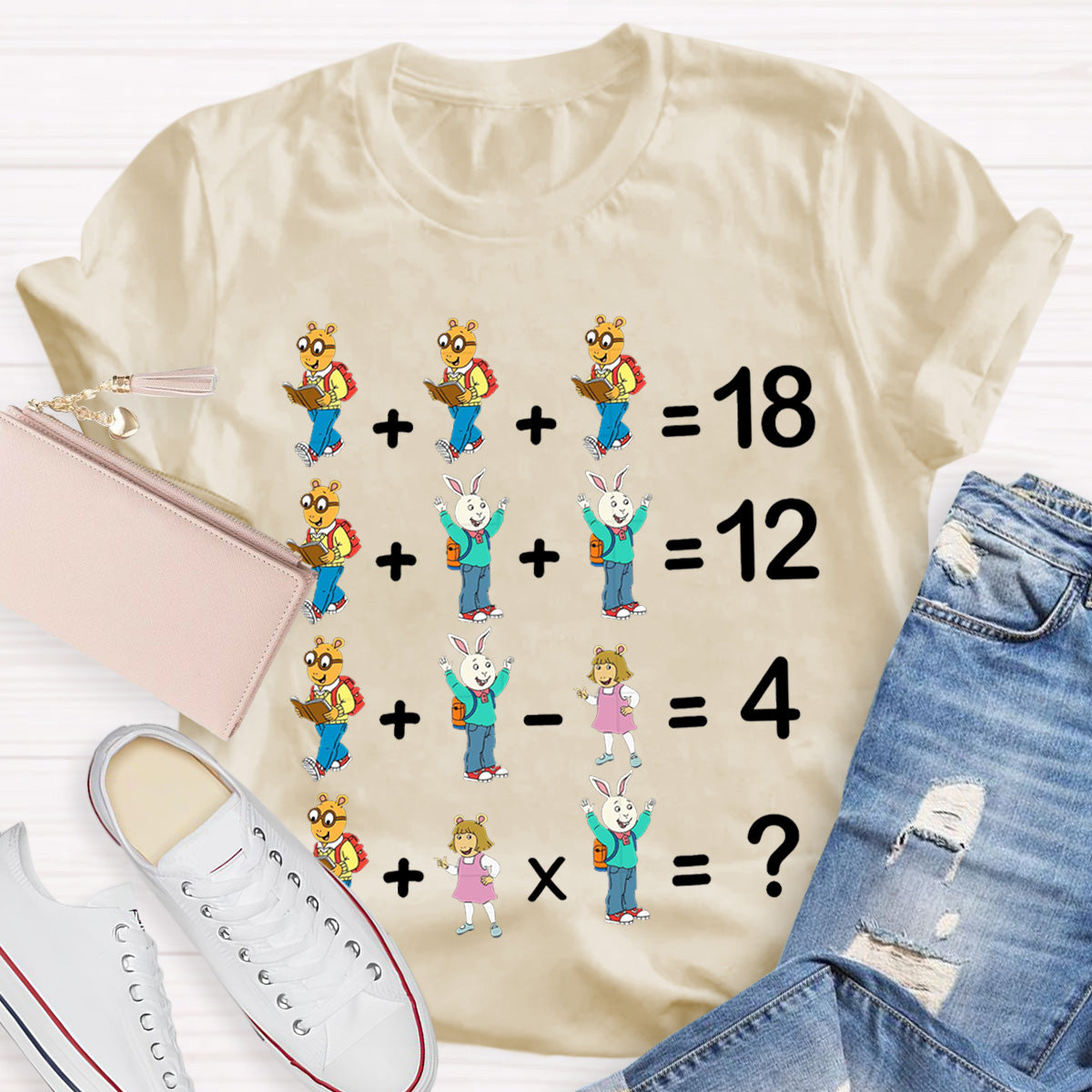 Arthur And Friends Math Teacher T-Shirt