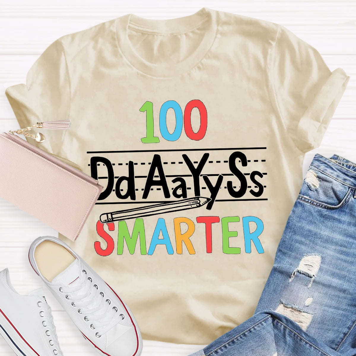 100 Days Smarter Teacher T-Shirt