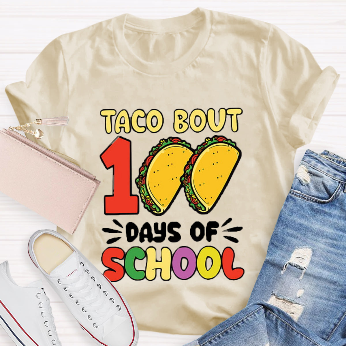 Taco Bout 100 Days Of School T-Shirt