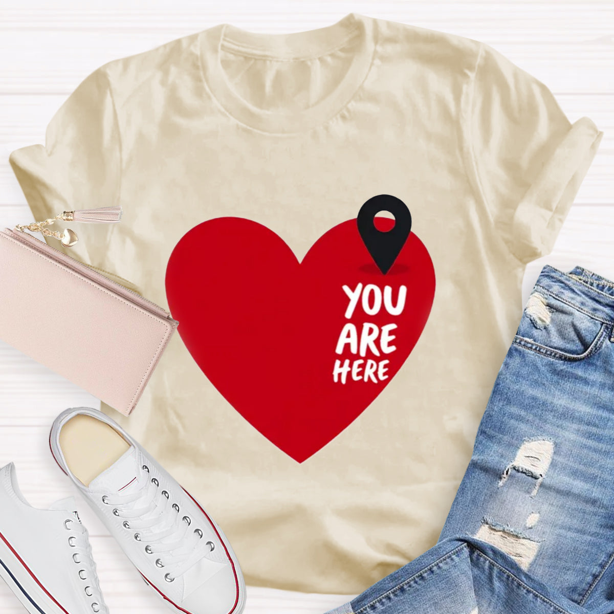 You Are Here In My Heart T-Shirt