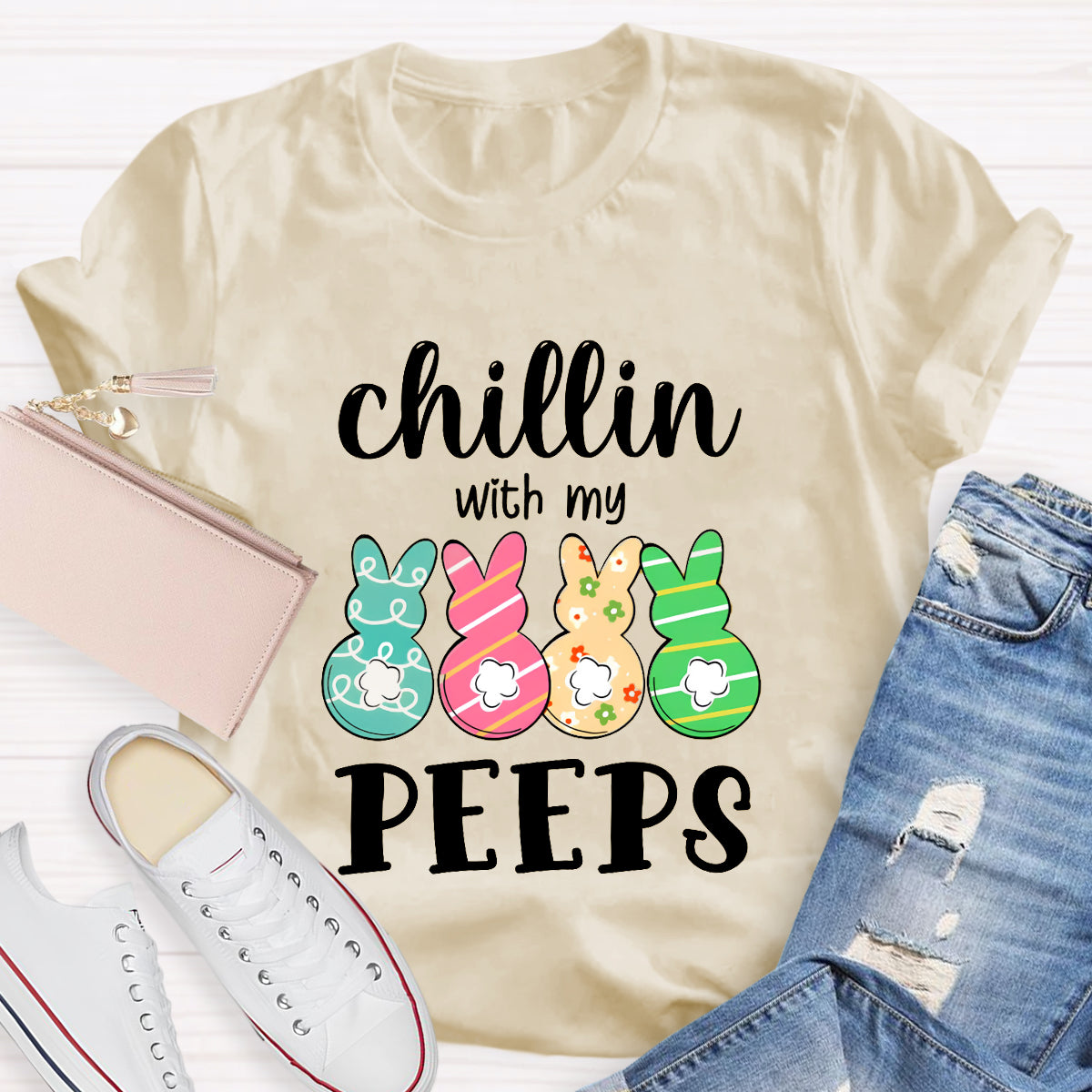 Chilling With My Cute Peeps T-Shirt