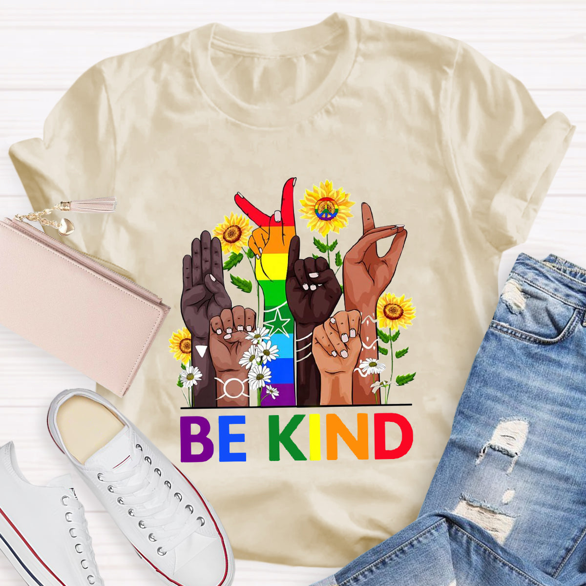 Be Kind Sign Language Hand T-Shirt