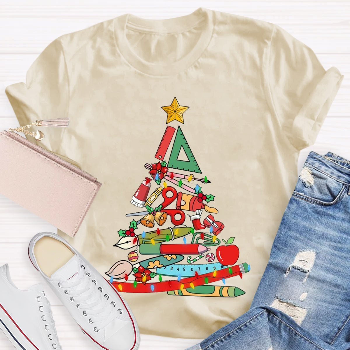 Teaching Aids Christmas Tree T-Shirt