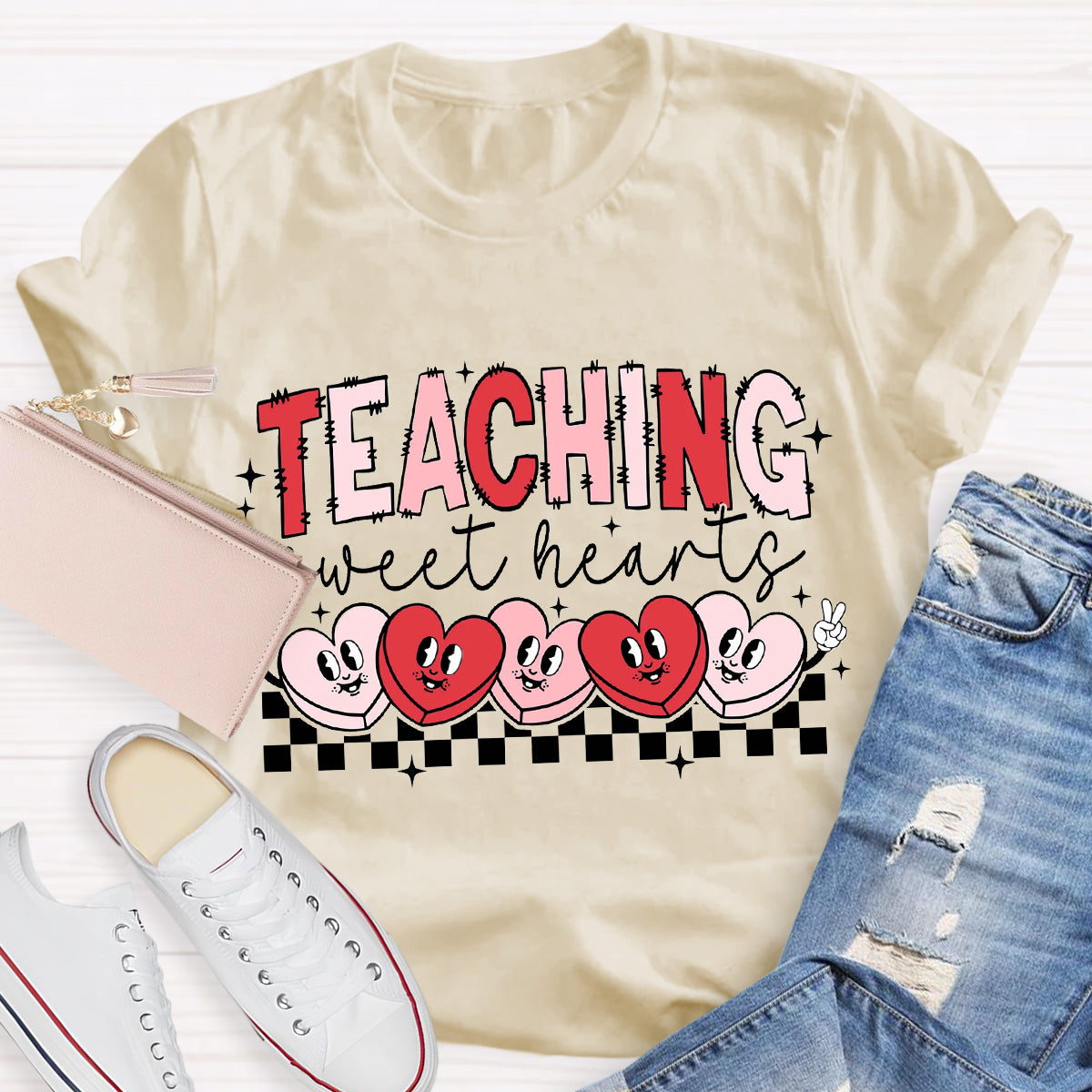 Teaching Sweetheart Teacher T-Shirt