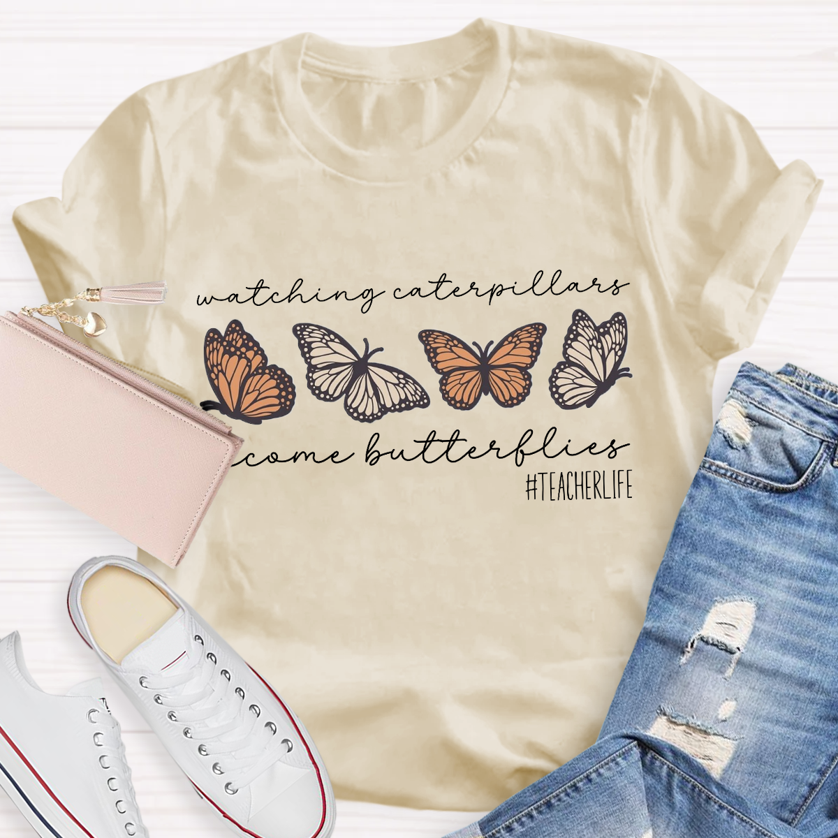 Watching Caterpillars Become Butterflies T-Shirt