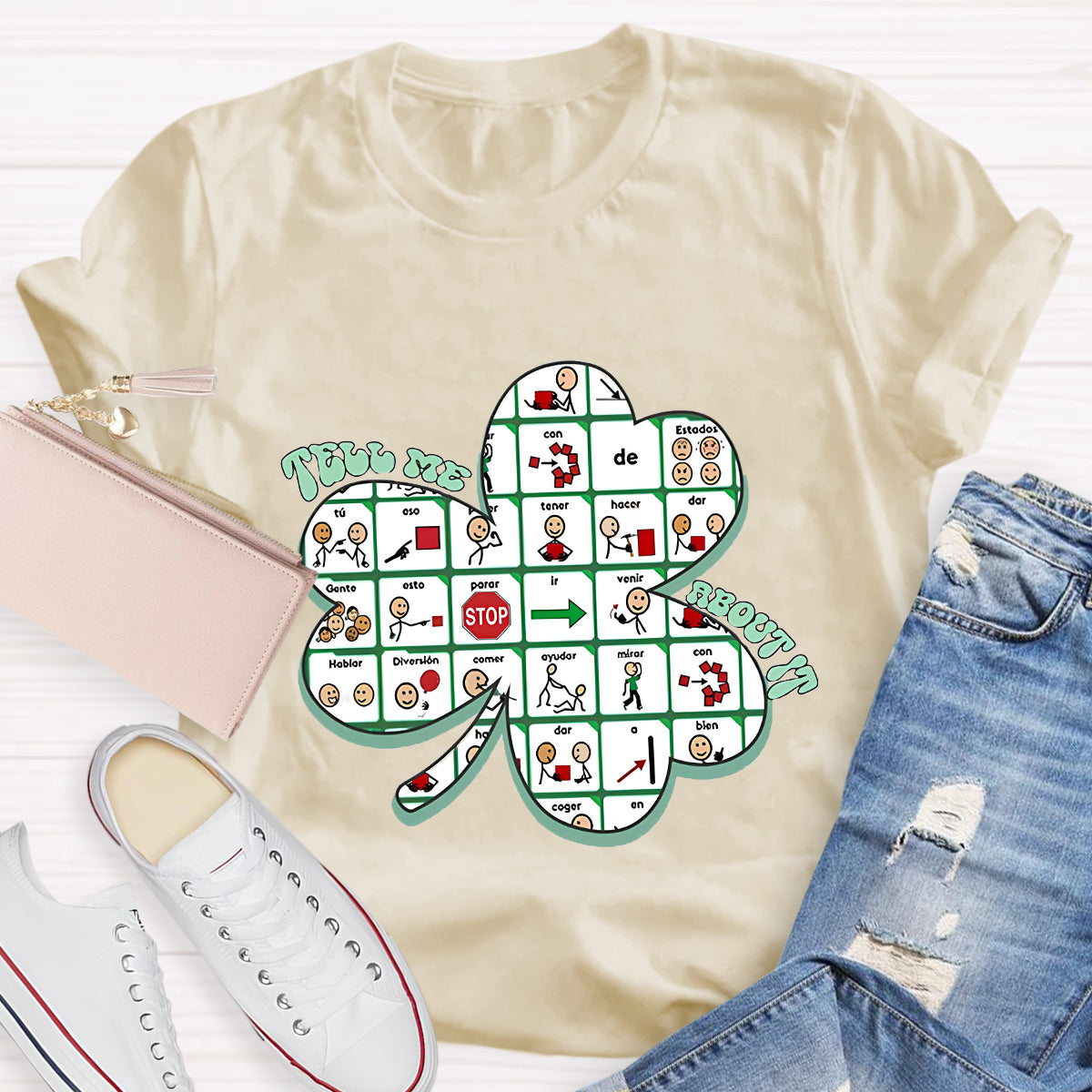 Tell Me About It Shamrock T-Shirt