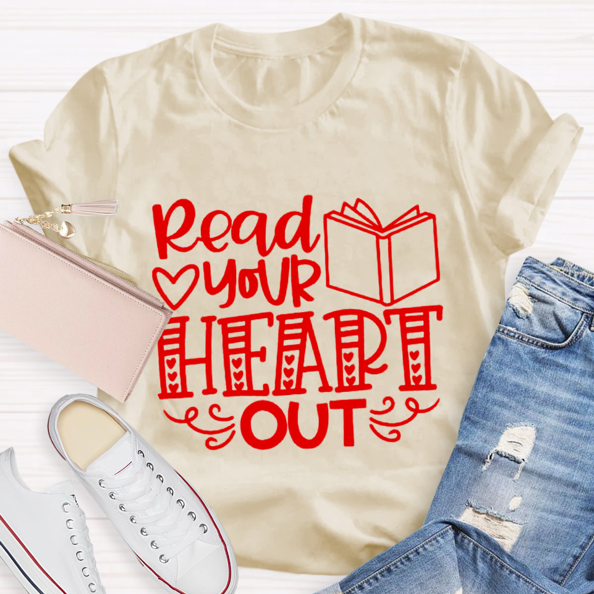 Read Your Heart Out Teacher T-Shirt