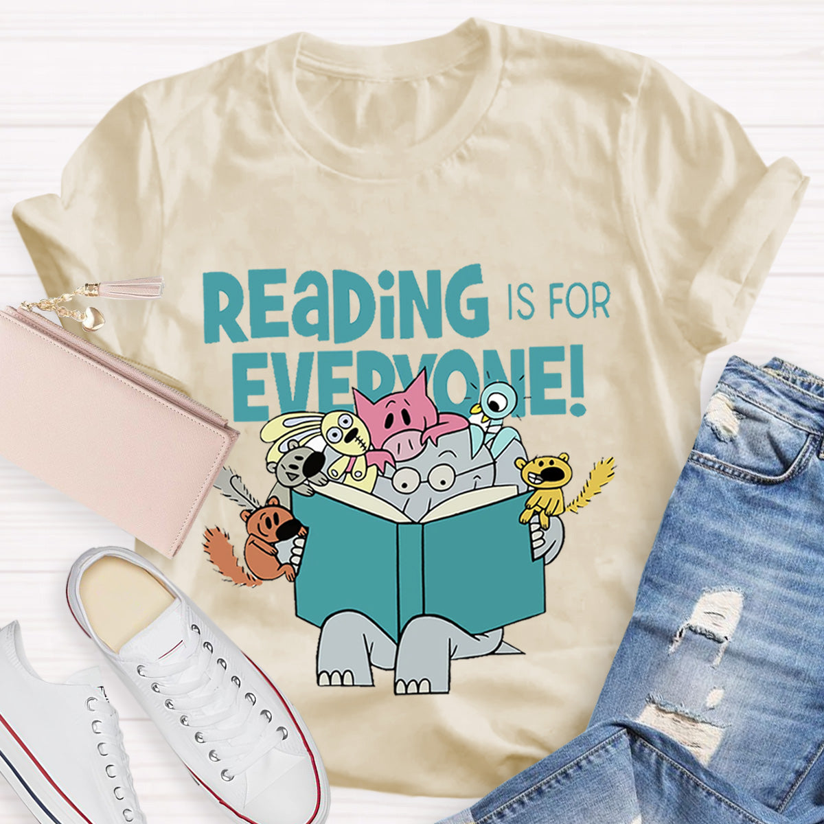 Reading Is For Everyone Teacher T-Shirt